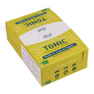 15 Tonic organic energy bars with guarana and spirulina