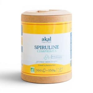 Comprimés Solidaire spiruline Akal 150g — Burkina Faso commerce équitable, sans agglomérant, séchés
